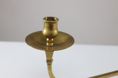 WAS Benson (style of). A Pair of Brass Arts & Crafts Piano Candle Holders - Thumbnail 13