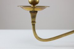 WAS Benson (style of). A Pair of Brass Arts & Crafts Piano Candle Holders - Thumbnail 14
