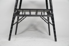 Jas Shoolbred – Aesthetic Movement Ebonised Side Table with Turned Supports - Thumbnail 5