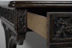 A. W. N Pugin and Sir Charles Barry, an Important Gothic Revival Oak Library Table - Thumbnail 8