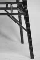 Jas Shoolbred – Aesthetic Movement Ebonised Side Table with Turned Supports - Thumbnail 7