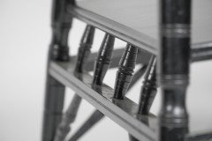Jas Shoolbred – Aesthetic Movement Ebonised Side Table with Turned Supports - Thumbnail 9