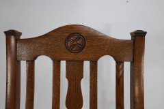 Shapland and Petter. Three Arts and Crafts Oak Dining Armchairs - Thumbnail 18