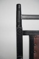 Ebonized Upholstered Armchair Made by Oetzmann, After a Design by E. W. Godwin - Thumbnail 9