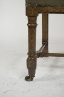 Charles Bevan Attributed, Gothic Revival Oak Desk or Side Chair - Thumbnail 14