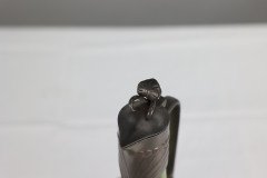 Orivit, an Art Nouveau Pewter and Green Glass Decanter, Design Number 1211 - Thumbnail 17
