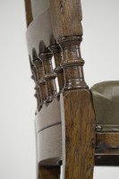 Charles Bevan Attributed, Gothic Revival Oak Desk or Side Chair - Thumbnail 20
