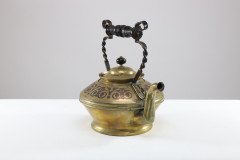 Dr. C. Dresser for Benham & Froud a Rare Brass & Copper Teapot - Thumbnail 6