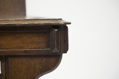 Four Gothic Revival Oak Hall Chairs - Thumbnail 15
