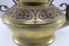 Dr C Dresser for Benham & Froud a Rare Brass and Copper Teapot - Thumbnail 9