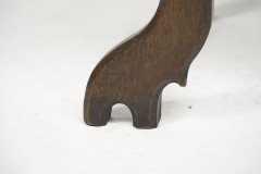 Four Gothic Revival Oak Hall Chairs - Thumbnail 18