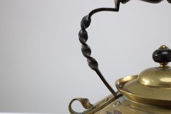 Dr C Dresser for Benham & Froud a Rare Brass and Copper Teapot - Thumbnail 13