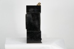 Aesthetic Movement Zodiac Black Marble Mantle Clock with Gong- Striking Movement - Thumbnail 5
