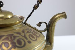 Dr C Dresser for Benham & Froud a Rare Brass and Copper Teapot - Thumbnail 15