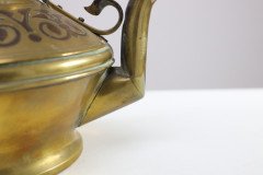 Dr. C. Dresser for Benham & Froud a Rare Brass & Copper Teapot - Thumbnail 16