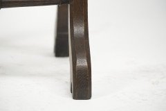 Four Gothic Revival Oak Hall Chairs - Thumbnail 24