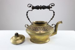 Dr. C. Dresser for Benham & Froud a Rare Brass & Copper Teapot - Thumbnail 21