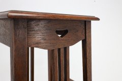 Liberty & Co. An Oak Plant Stand with Pierced Heart in the Style of C F A Voysey - Thumbnail 13