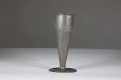 Liberty and Co. a Pair of Tudric Pewter Vases - Thumbnail 4