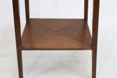 Liberty & Co. An Oak Plant Stand with Pierced Heart in the Style of C F A Voysey - Thumbnail 15