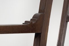 Charles Eastlake Attri. , Aesthetic Movement Walnut & Carved Swivel Desk Armchair - Thumbnail 13