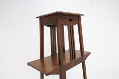 Liberty & Co. An Oak Plant Stand with Pierced Heart in the Style of C F A Voysey - Thumbnail 17