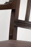 Charles Eastlake Attri. , Aesthetic Movement Walnut & Carved Swivel Desk Armchair - Thumbnail 14