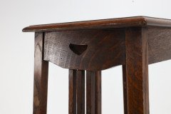 Liberty & Co. An Oak Plant Stand with Pierced Heart in the Style of C F A Voysey - Thumbnail 20