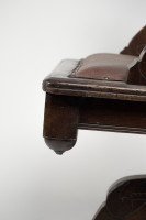 Charles Eastlake Attri. , Aesthetic Movement Walnut & Carved Swivel Desk Armchair - Thumbnail 18