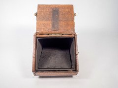 Dr. C. Dresser for Benham & Froud. An Aesthetic Movement Oak Coal Box with Brass Hinges - Thumbnail 7