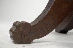 Charles Eastlake Attri. , Aesthetic Movement Walnut & Carved Swivel Desk Armchair - Thumbnail 21