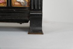 Aesthetic Movement Zodiac Black Marble Mantle Clock with Gong- Striking Movement - Thumbnail 23