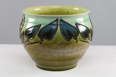 Wardle, an Arts & Crafts Planter with Tube Line Decoration of Stylised Flowers - Thumbnail 4