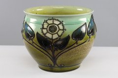 Wardle, an Arts & Crafts Planter with Tube Line Decoration of Stylised Flowers - Thumbnail 5