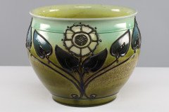 Wardle, an Arts & Crafts Planter with Tube Line Decoration of Stylised Flowers - Thumbnail 6