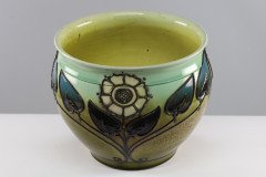 Wardle, an Arts & Crafts Planter with Tube Line Decoration of Stylised Flowers - Thumbnail 7