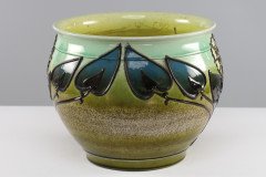 Wardle, an Arts & Crafts Planter with Tube Line Decoration of Stylised Flowers - Thumbnail 8