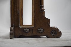 A. W. N. Pugin, J C Crace Gothic Revival Carved Oak Library, Hall or Serving Table - Thumbnail 13