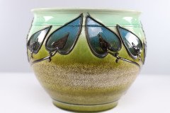 Wardle, an Arts & Crafts Planter with Tube Line Decoration of Stylised Flowers - Thumbnail 13