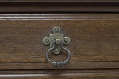 Lambs of Manchester. Alfred Waterhouse Attri, an Aesthetic Movement Oak Etagere - Thumbnail 5