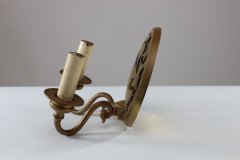 A Pair of Arts and Crafts Brass Wall Lights with Galleons in Sail. - Thumbnail 7