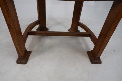 Waring and Gillow. Ten Arts and Crafts Oak Tub Chairs with Shaped Solid Seats - Thumbnail 12