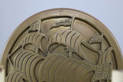 A Pair of Arts and Crafts Brass Wall Lights with Galleons in Sail. - Thumbnail 13