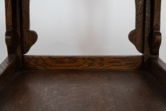 An identical pair of Arts and Crafts oak sidetable - Thumbnail 12