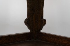 An identical pair of Arts and Crafts oak sidetable - Thumbnail 16
