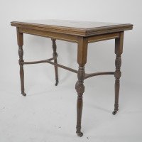 H. Batley, attributed. Collinson & Lock, an Anglo-Japanese Fold Over Card Table - Thumbnail 3