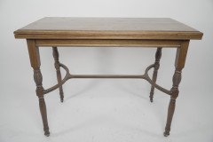 H Batley, Attributed Collinson & Lock, an Anglo- Japanese Fold over Card Table - Thumbnail 4