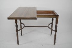 H Batley, Attributed Collinson & Lock, an Anglo- Japanese Fold over Card Table - Thumbnail 5