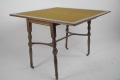H Batley, Attributed Collinson & Lock, an Anglo- Japanese Fold over Card Table - Thumbnail 7