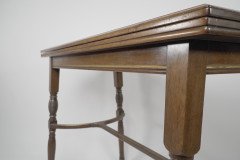H Batley, Attributed Collinson & Lock, an Anglo- Japanese Fold over Card Table - Thumbnail 19